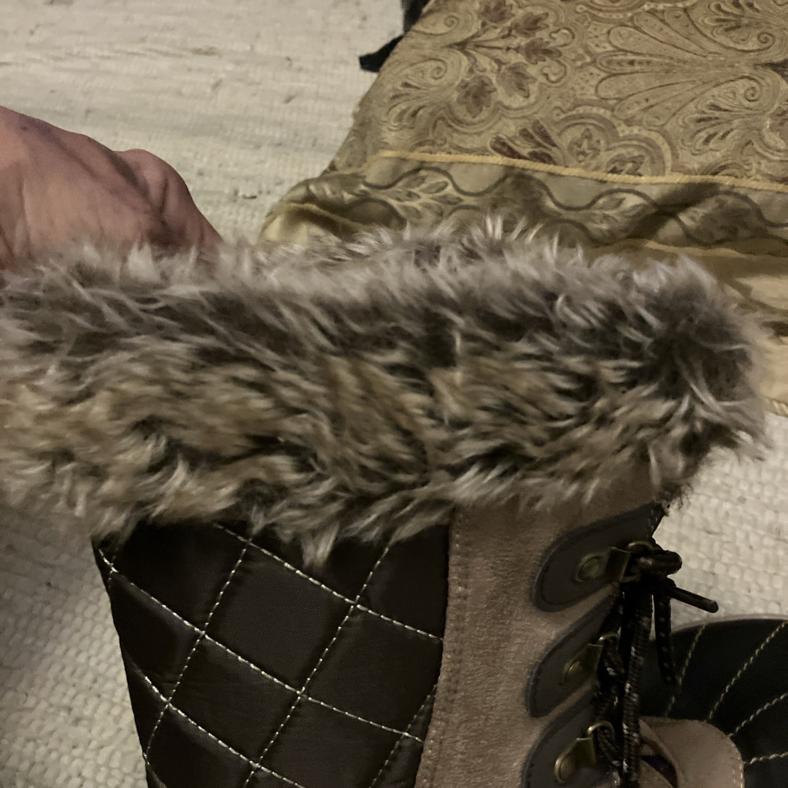 Alpine Design Boots Women’s Ellingwood Point Faux Fur Size 8