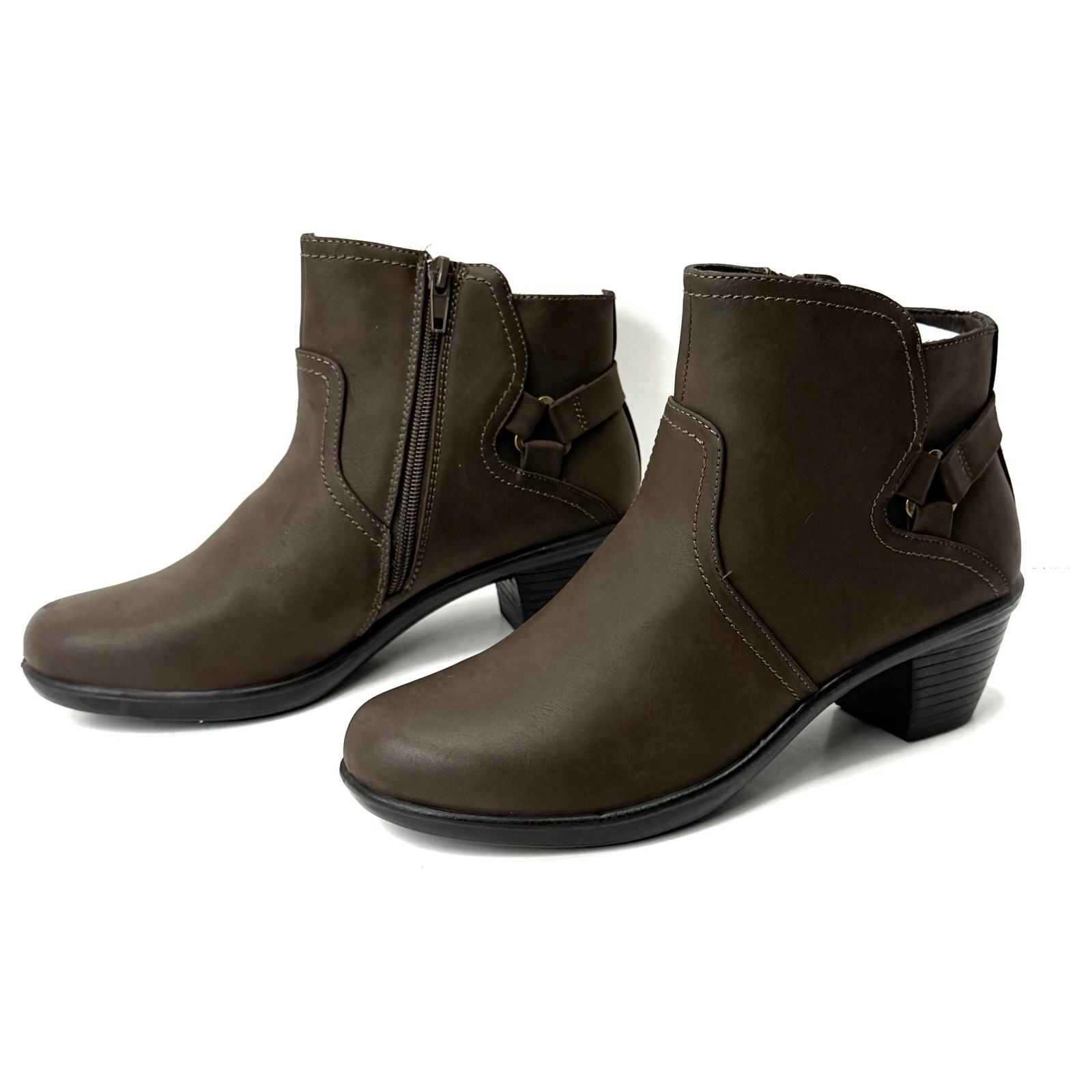 Easy Street Dawnta Booties Smoke Matte Size 9M NWT and BOX
