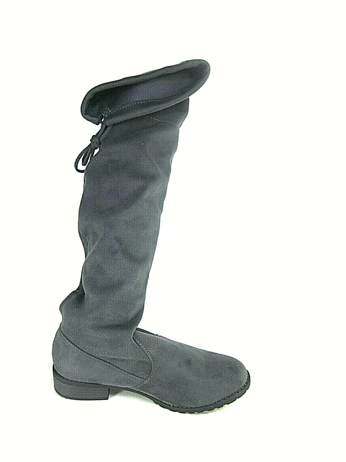 Forever Link Jalen H4 Women’s Grey Low Heel Riding Boots US Size 8 M New