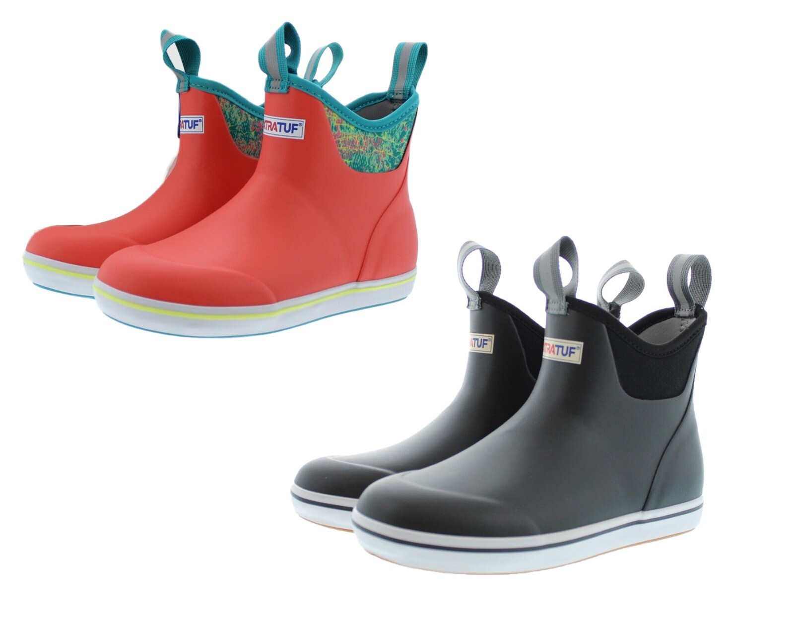 Xtratuf Explorer Rain Boots, Women’s Buoy Ankle Deck Rain Boot, XWAB, Waterproof
