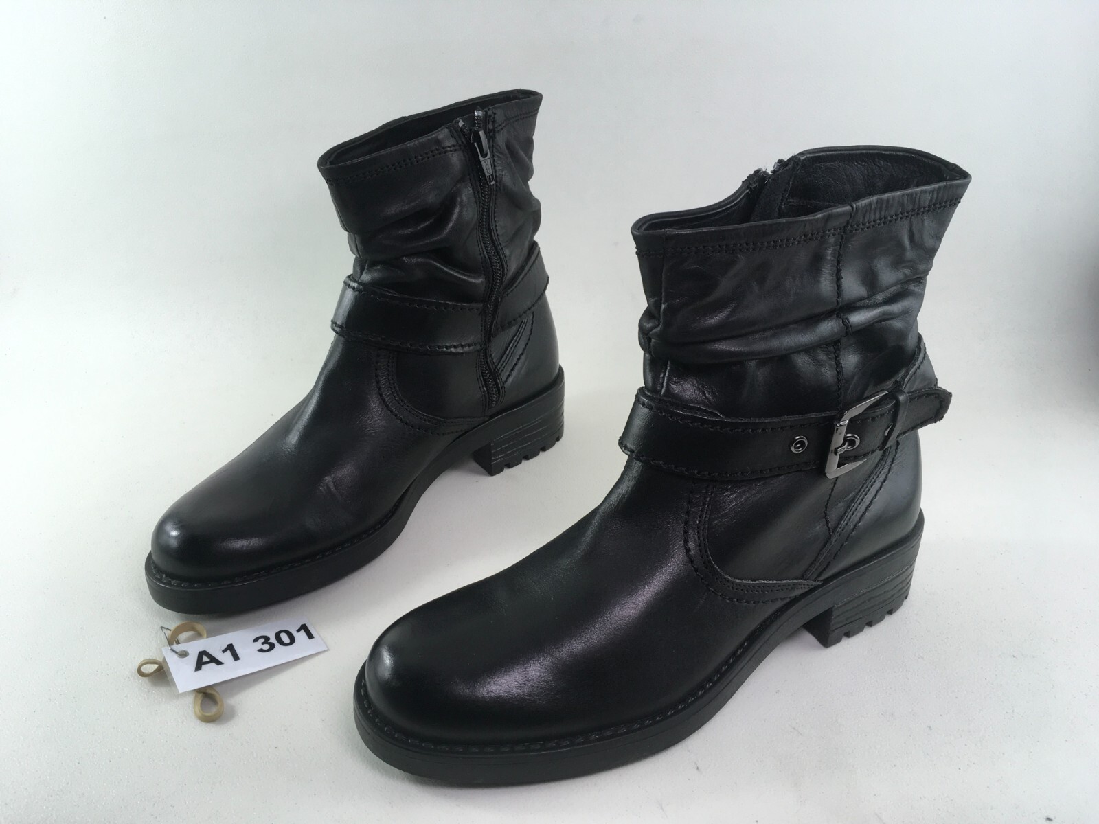 5th Avenue Biker Boots Womens Ankle Boots EUR 39 A1 301