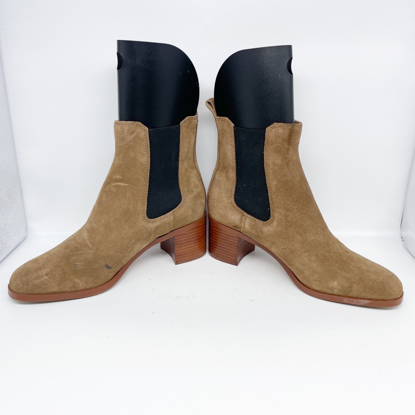 Steve Madden Women’s Rhiannon Chelsea Boot Cognac Suede Size 10M