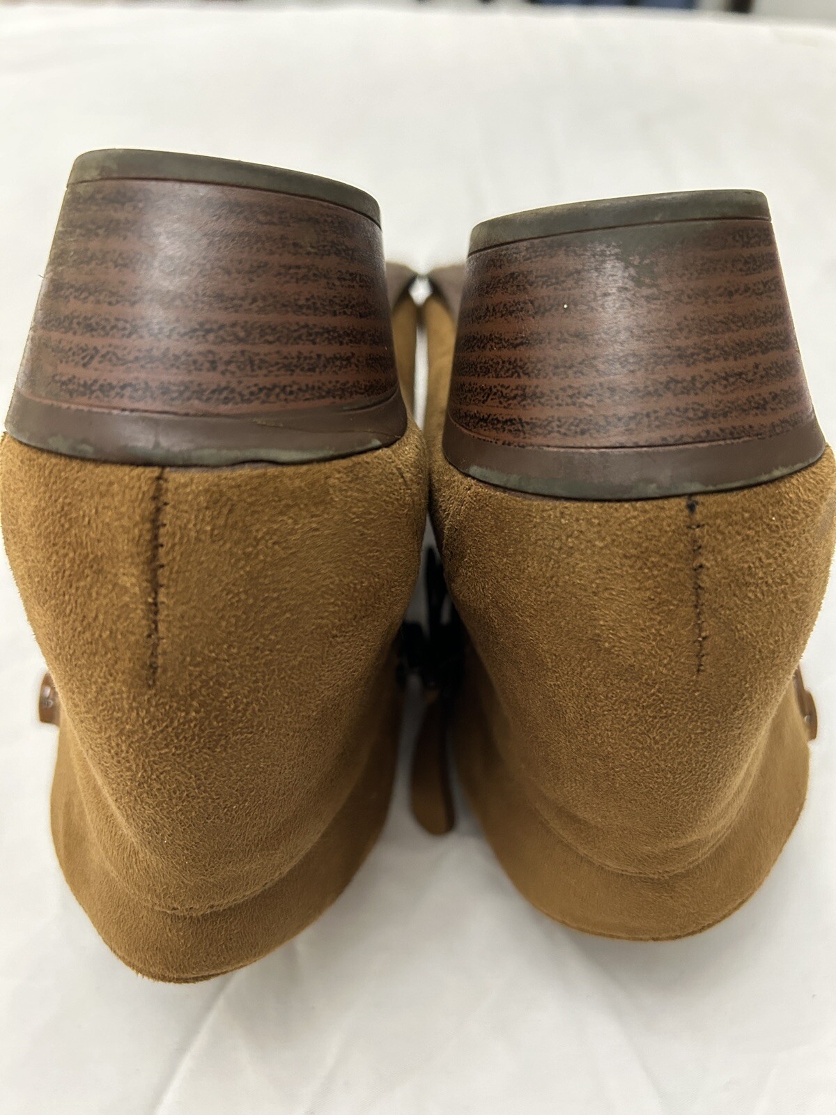 ‘Refresh’ Brand Womens Ankle Boots – Size 9 Brown Faux Suede Zip Closure