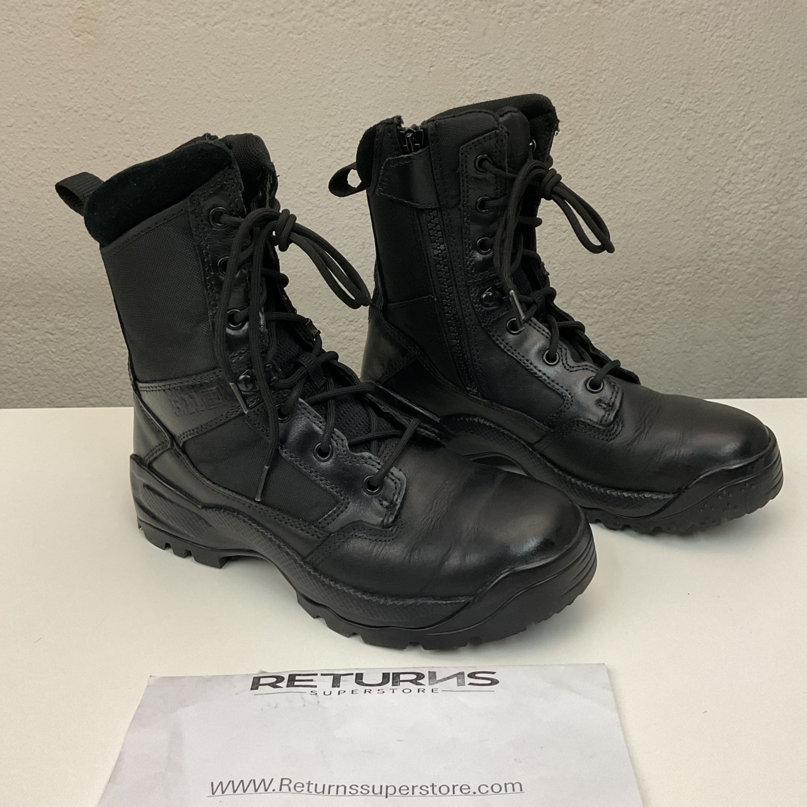 12403 5.11 Tactical Women’s A.T.A.C. 2.0 8” Boots US 8.5 Black