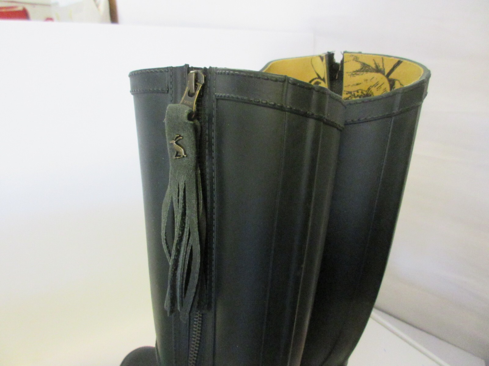 Joules Womens waterproof rain boots 210997 Collette Dark Evergreen