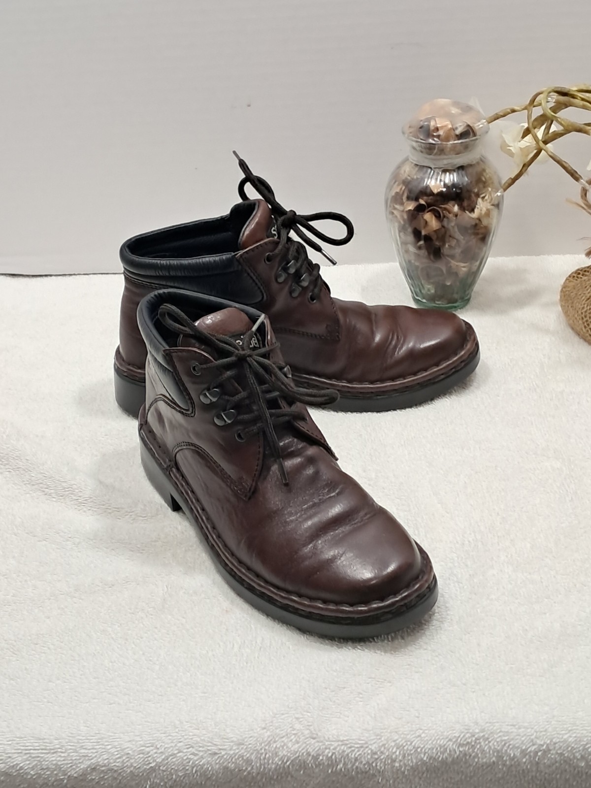 Josef Seibel Top Dry Ankle Boots, Waterproof Leather Upper Size 6.5 /37