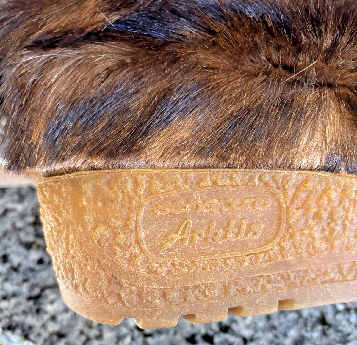 WOMEN’S SCHAPURO ARKTIS GENUINE FUR SNOW BOOTS BROWN-GERMANY