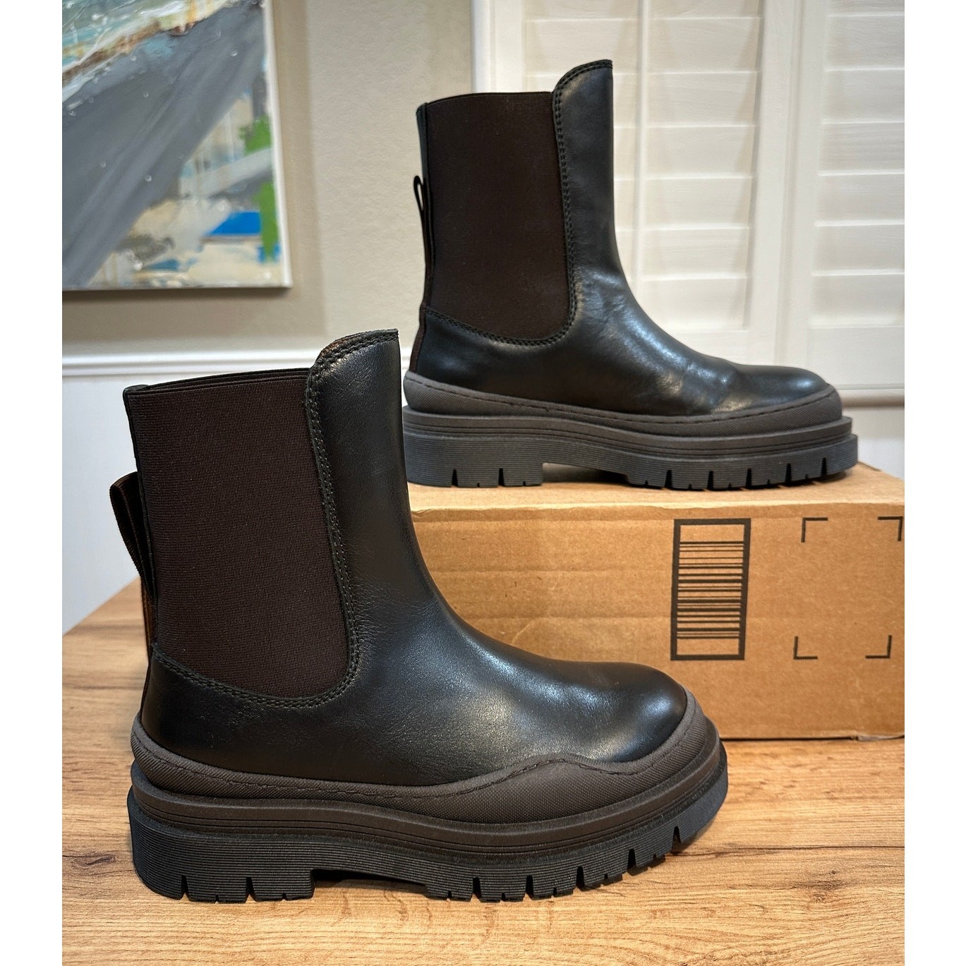 See By Chloé Alli Leather Chelsea Boot Black Size 36 EU 5.5 US NWOB Classic Boot
