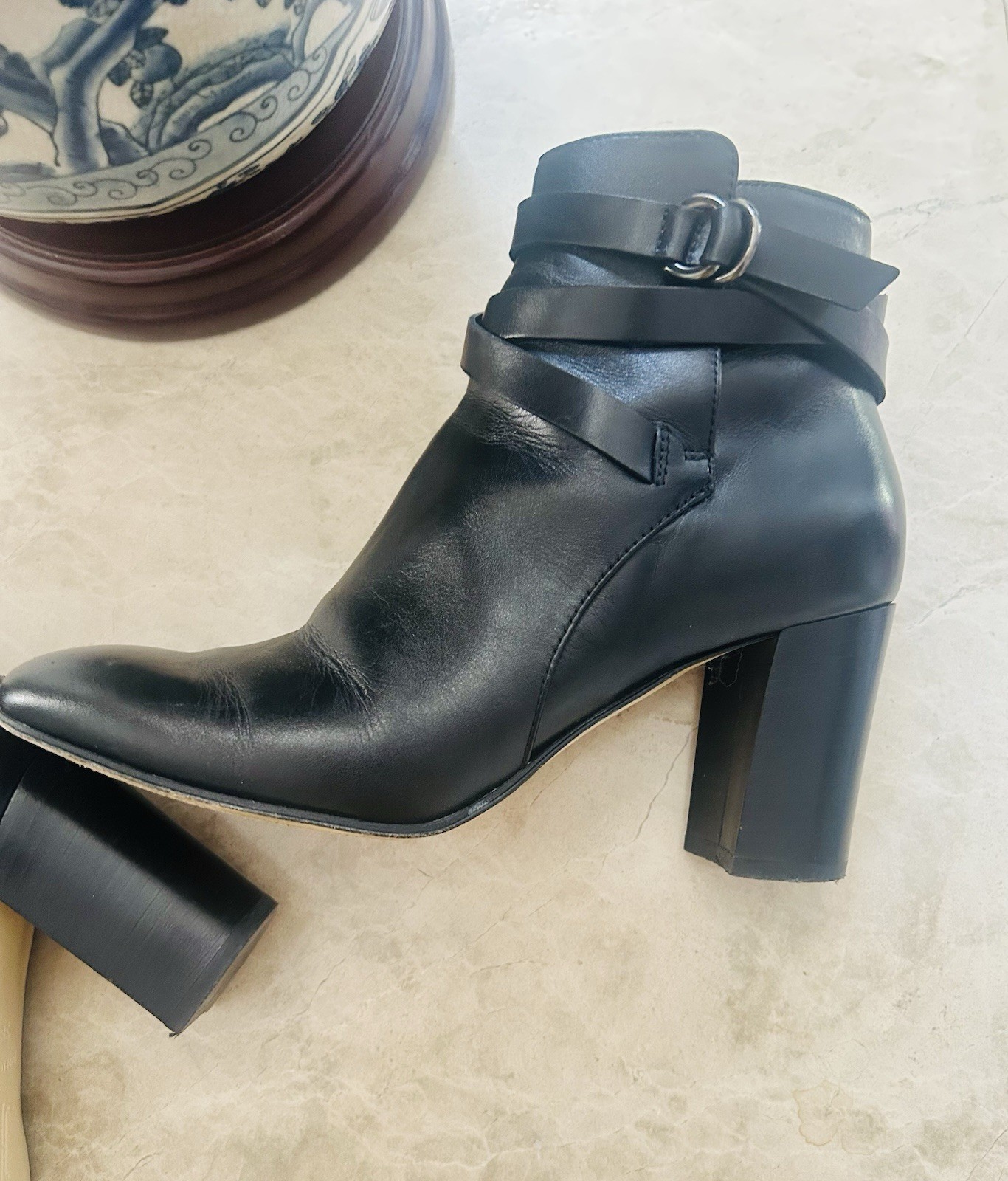 Hobbs London Women’s Leather Ankle Boots size 7.5
