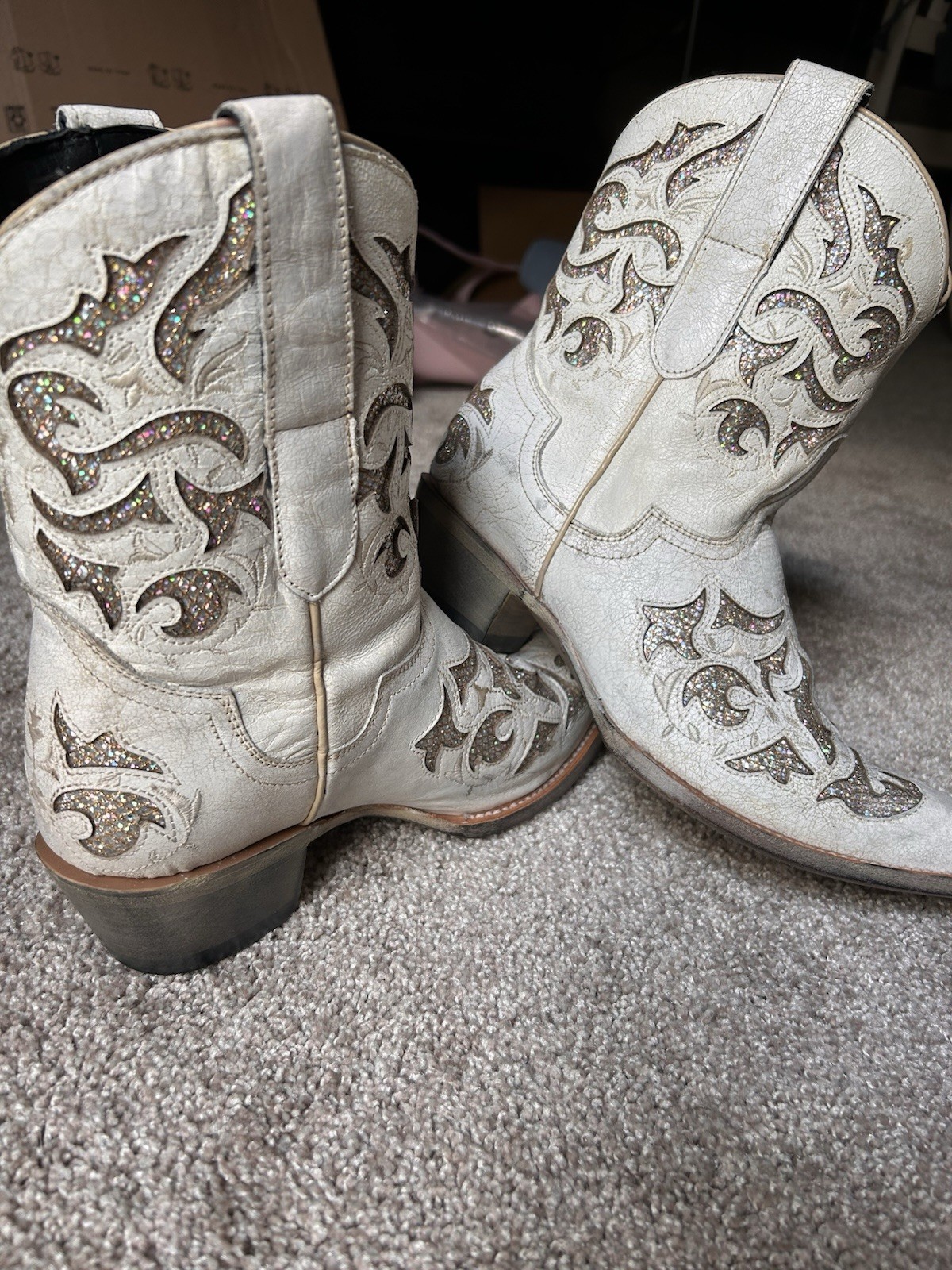 J.B Dillon Women’s Cowboy Boots Size 9.5B Western Leather – Custom made