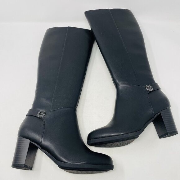 Giani Bernini Womens Size 5M Adonnys Memory Foam Knee High Dress Boots $149