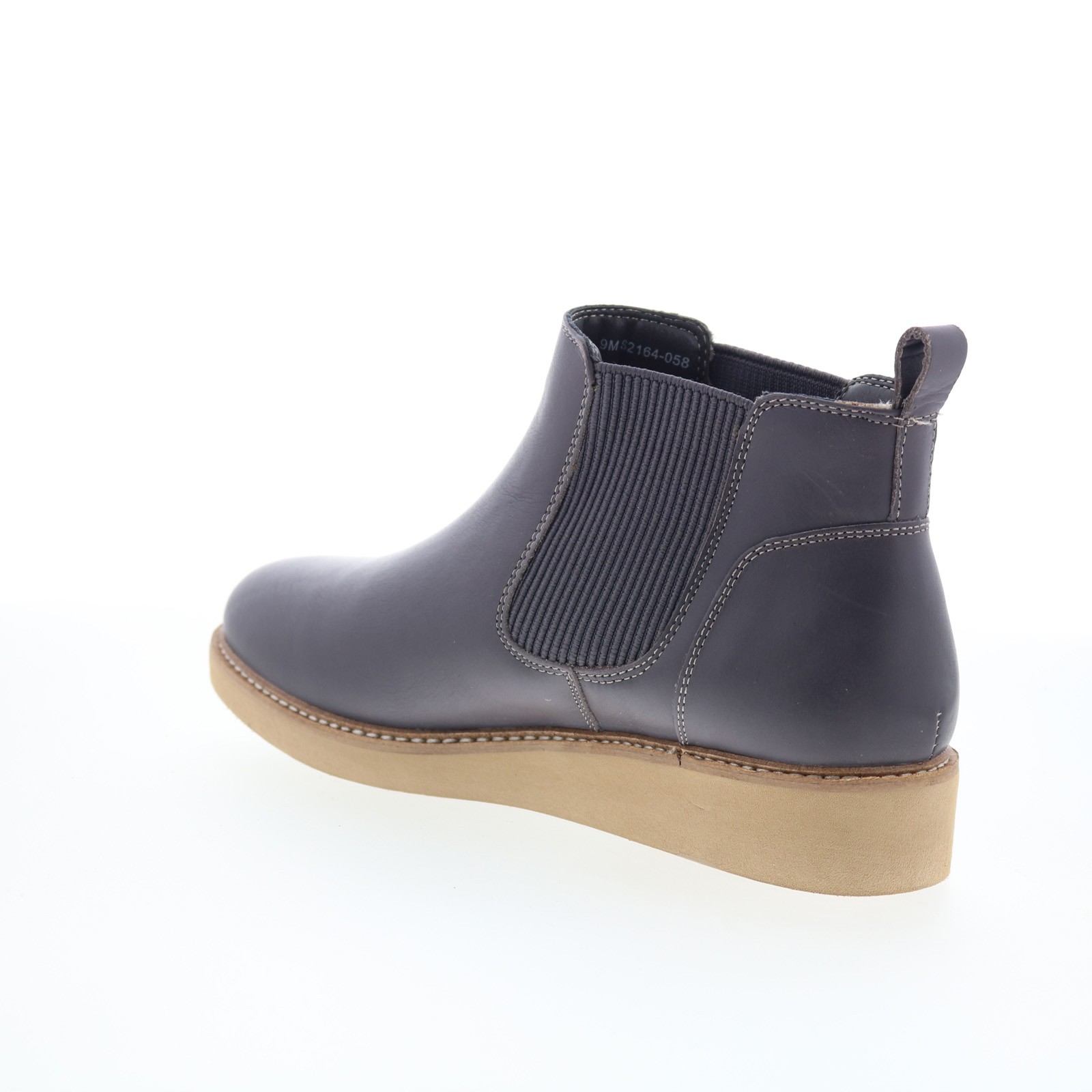 SoftWalk Wildwood S2164-058 Womens Gray Leather Slip On Chelsea Boots