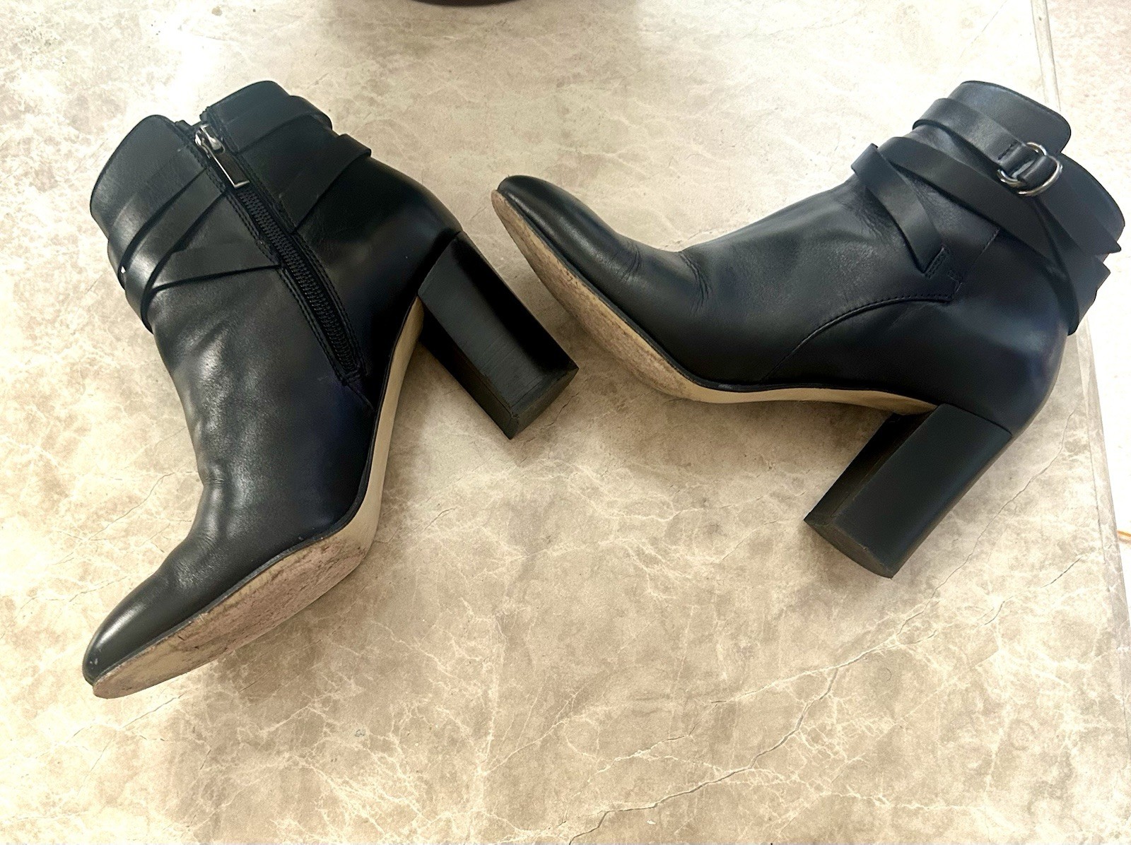 Hobbs London Women’s Leather Ankle Boots size 7.5