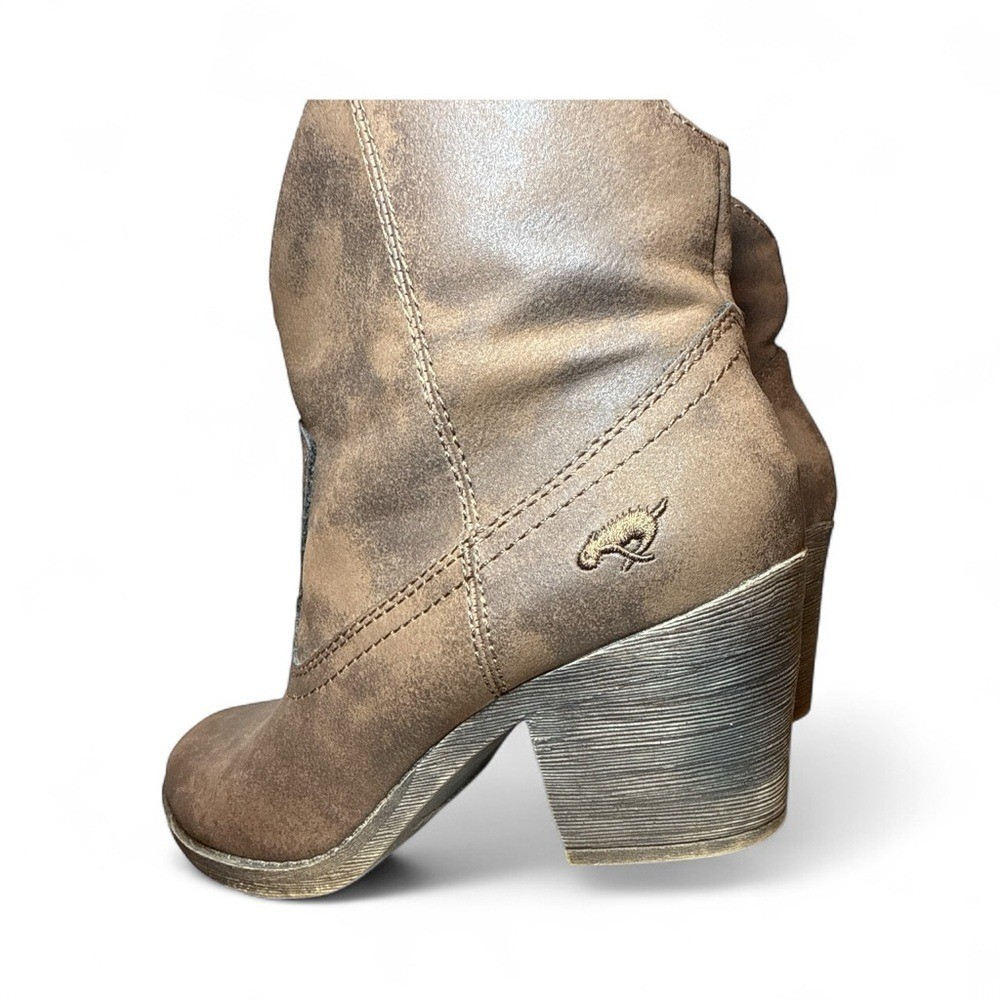 Rocket Dog Brown Leather Ankle Boots