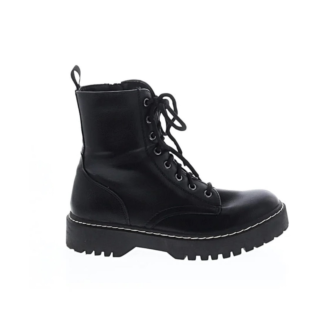 SHOES SINCERELY JULES COMBAT BOOTS sz 8 CHRISTMAS NEW