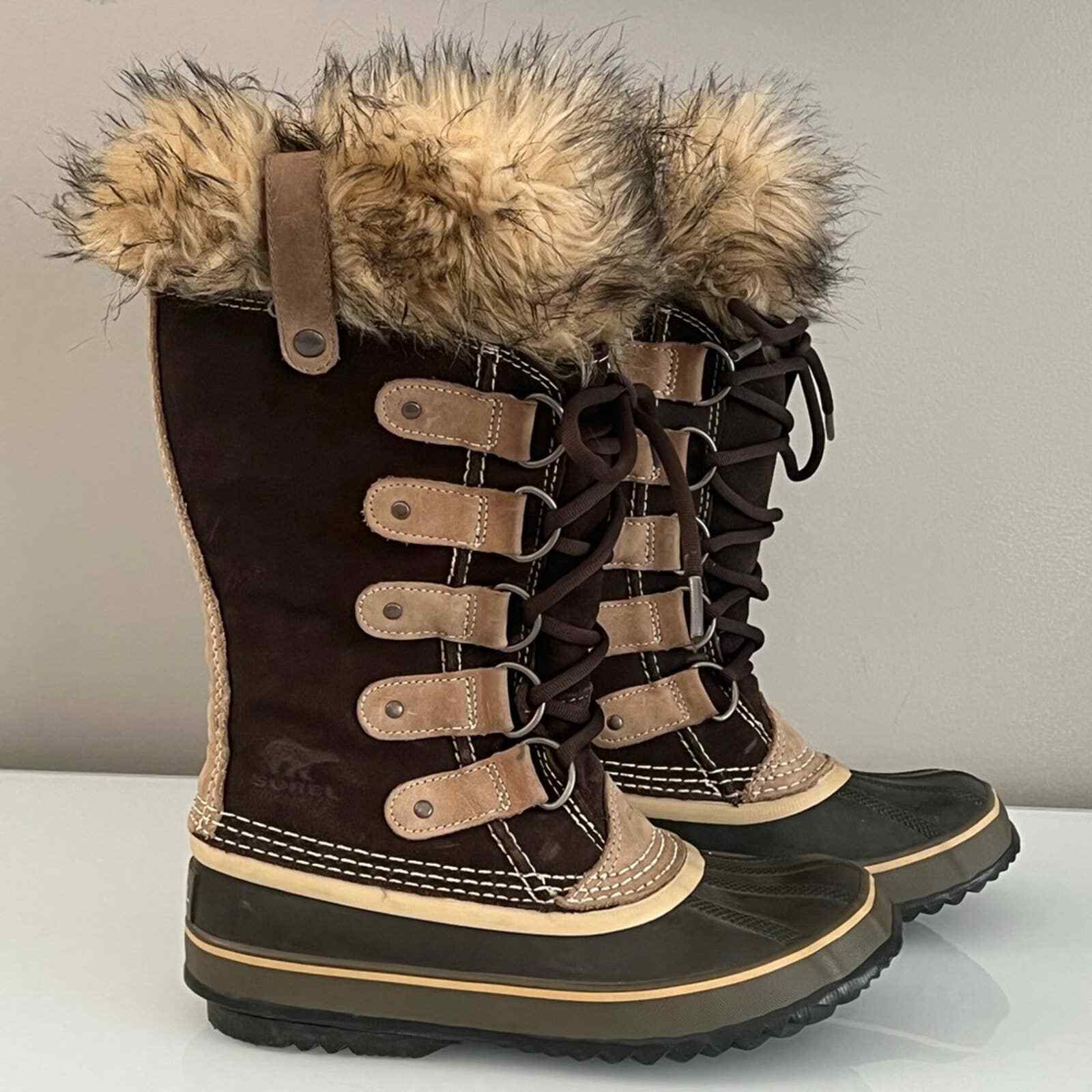 Sorel Joan of Arctic Winter Lace Up Boots 5