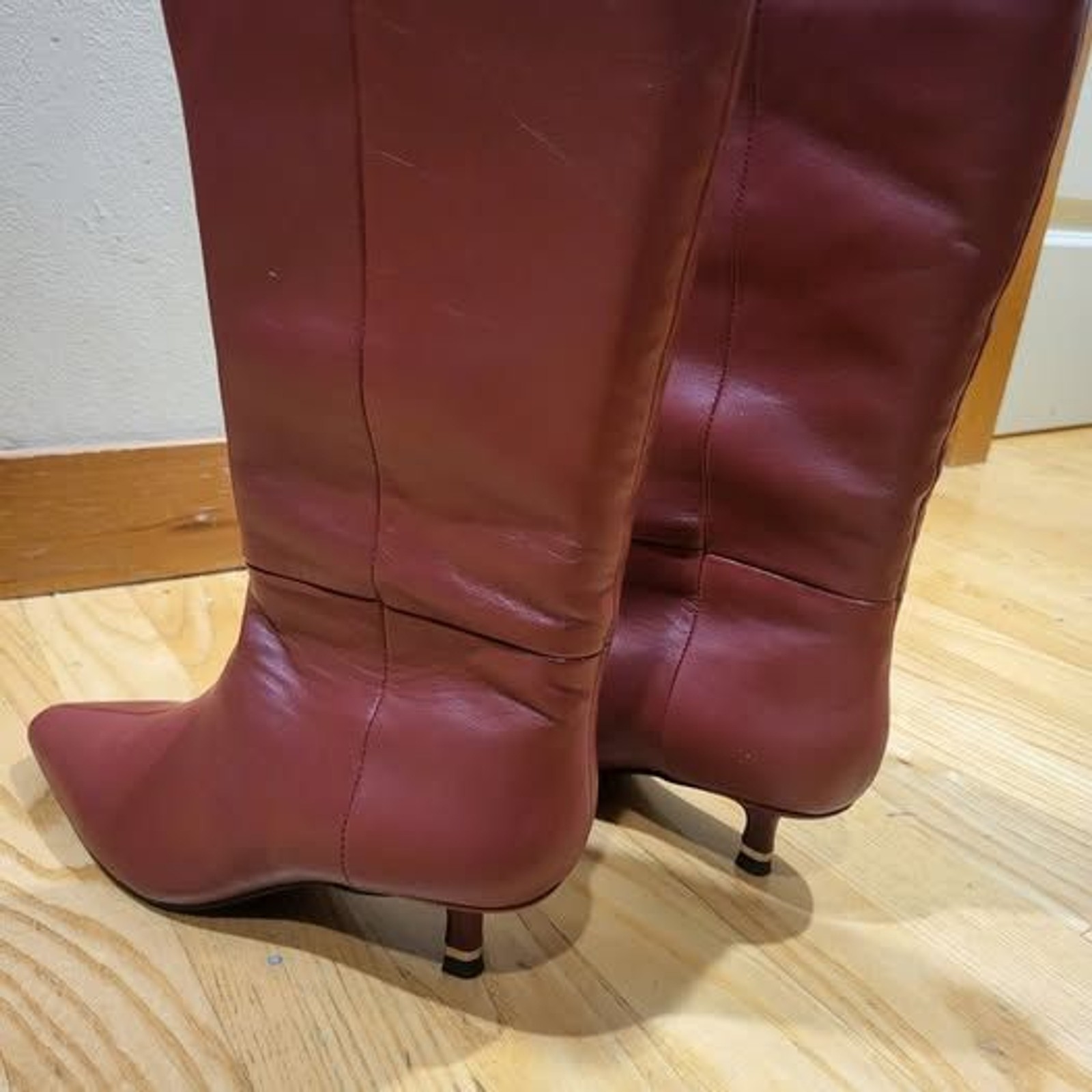 Kenneth Cole New York Meryl Mid-Calf Boots – Size 5 M, Kitten Heel, Pointed Toe