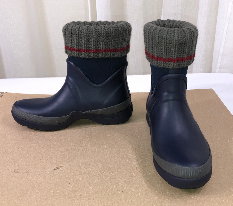 NEW COUGAR Womens Raven Knit Waterproof Rubber & Neoprene Rain Boot US 8 Indigo