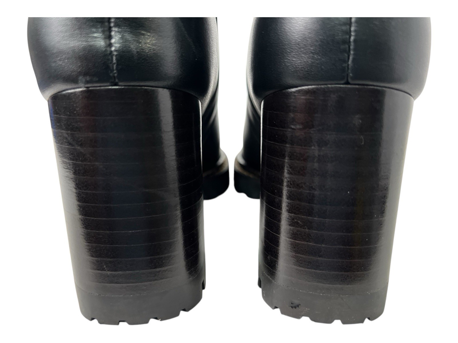 See by Chloé Black Hana Leather Heeled Ankle Boots New $619 Size EU 38, US 8