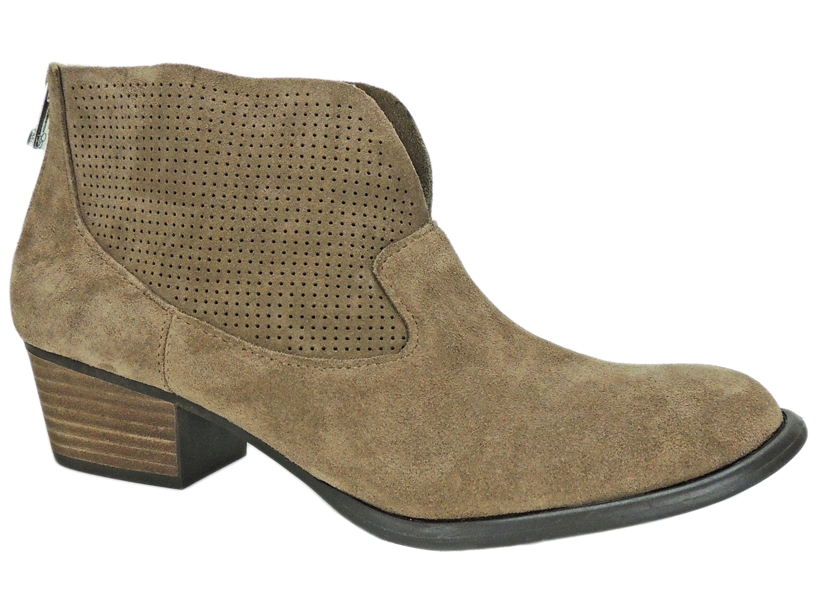 Jessica Simpson Women’s Dacia Perforated Booties Totally Taupe Suede Size 11 M