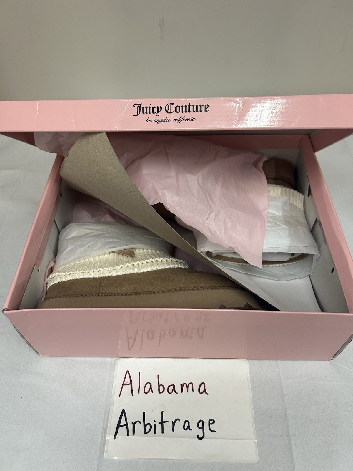 Juicy Couture Pierre Boots Brown Bow Women’s Sz 9 NWT FAST VIRAL TIKTOK ✅