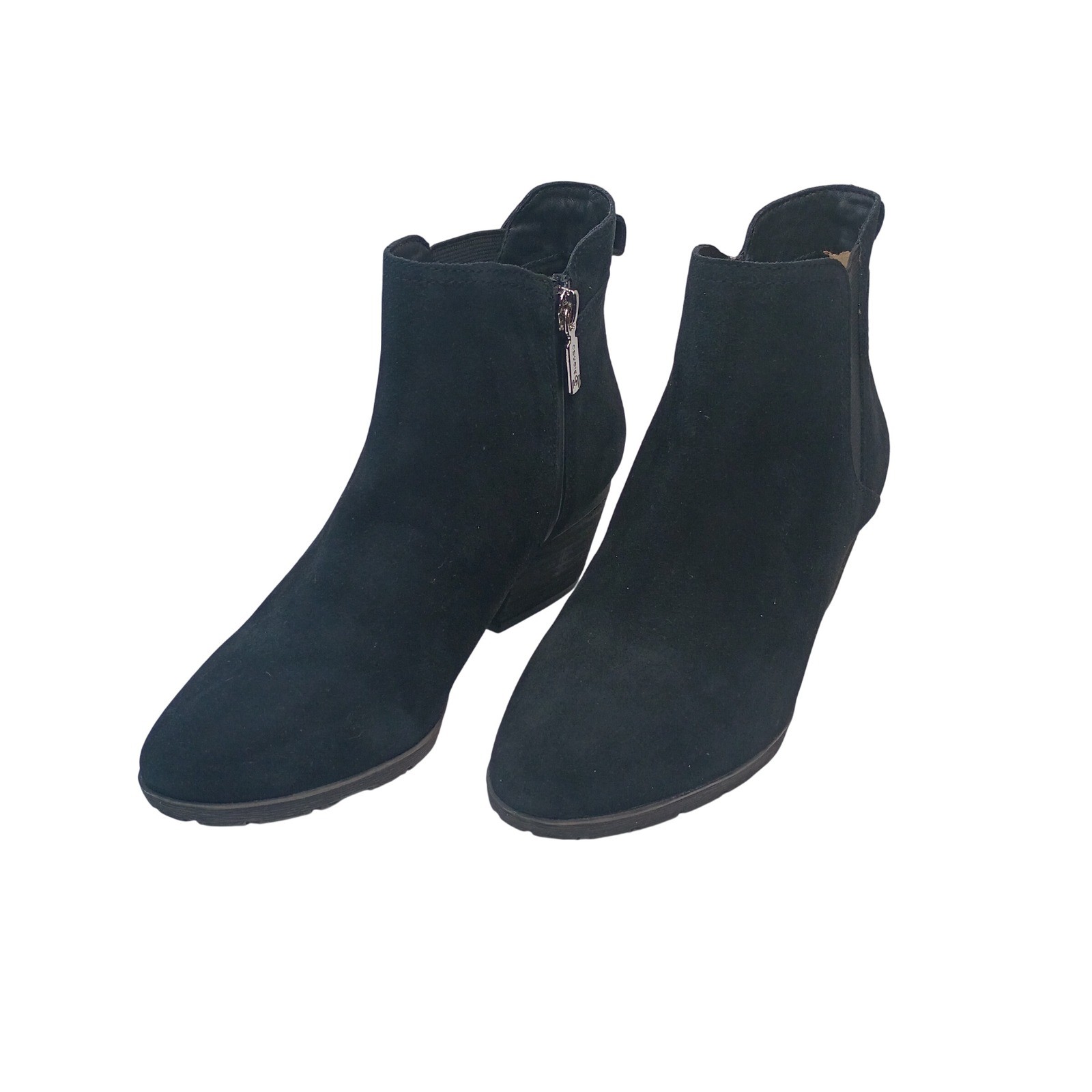 Blondo Victory Waterproof Ankle Boots Womens 7M Black Suede Booties B6667
