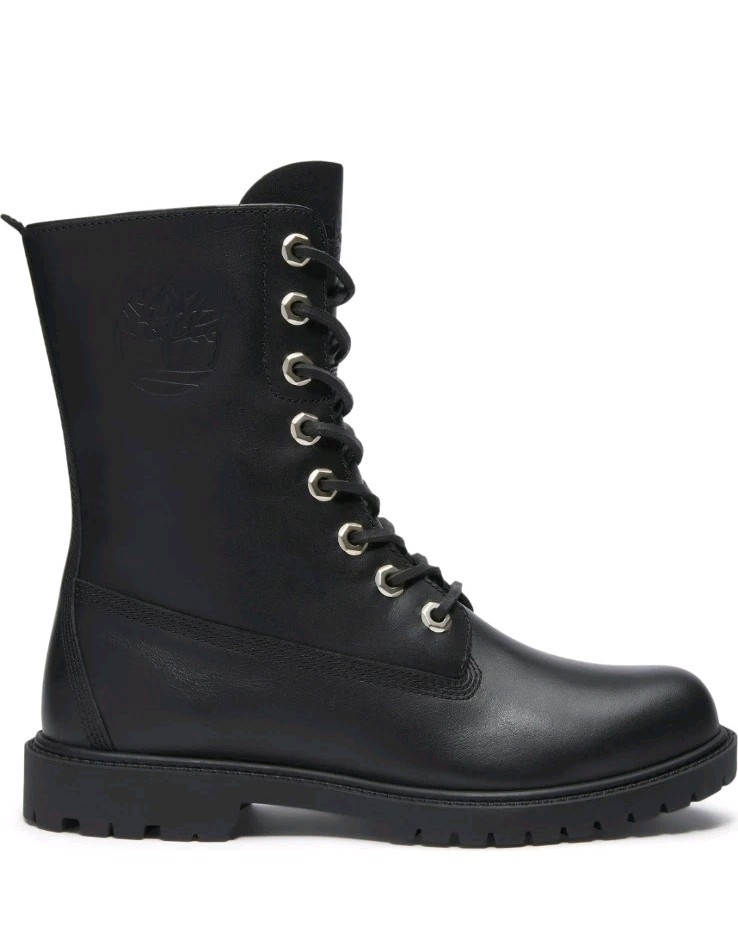 Timberland Leather Premium 8-Inch Waterproof Boot – Black- Women’s Size 8